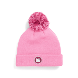 Caciula cu ciucure Hello Kitty - Roz pastel imagine