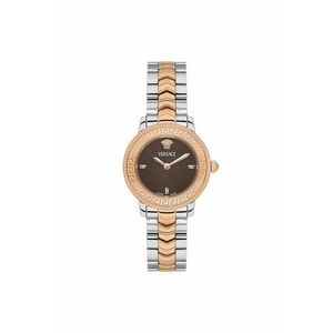 Ceas de mana dama model VEUCA0624 - 30 mm - auriu - curea roz aurie - mecanism quartz imagine