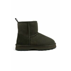 Ghete de piele intoarsa fara inchidere Sharky Mini - Verde padure imagine