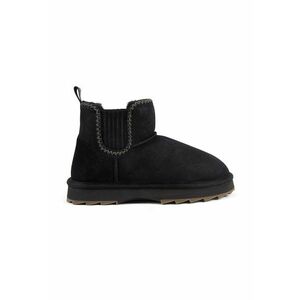 Ghete de piele fara inchidere - Negru imagine