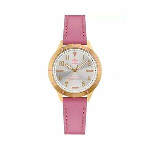 Ceas dama AOFH22509 - 36mm - curea silicon roz - carcasa otel auriu rose - cadran argintiu imagine