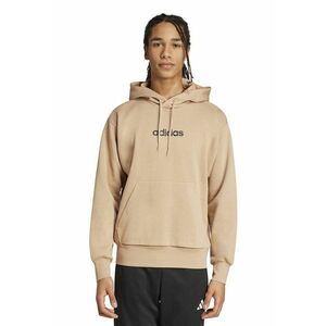 Hanorac din fleece cu logo - Negru/Maro camel imagine