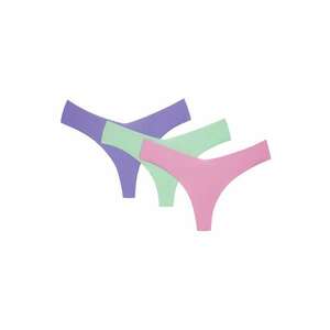 Chiloti stringi Steam set de 3 multicolor - Multicolor imagine