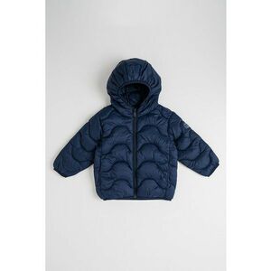 Geaca matlasata cu gluga - Bleumarin imagine