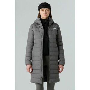 Geaca lunga cu logo - Gri imagine