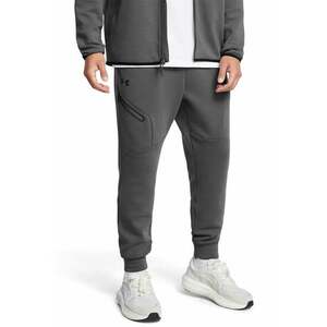 Pantaloni jogger slim fit din fleece Unstoppable - Gri inchis imagine