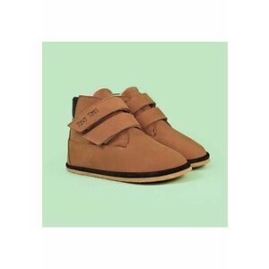 Ghete Barefoot din piele nabuc Boofy - Maro imagine