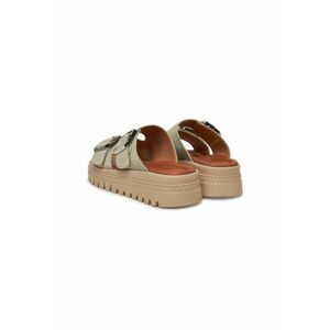 Slapi dama - 1-27202-44 - Piele naturala - Verde imagine