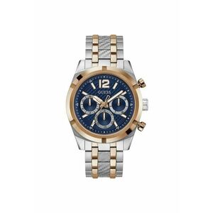 Ceas Unisex Quartz Argintiu - Cadran Albastru - Rezistent la Apa 5 ATM imagine