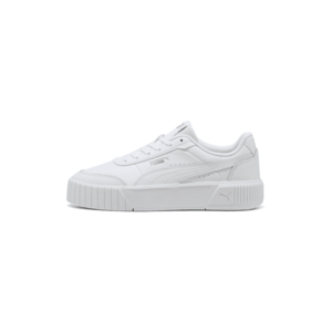 Pantofi sport Carina Mia flatform din piele si piele ecologica - Alb optic imagine