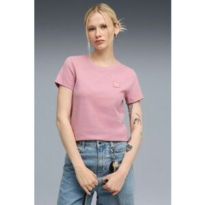 Tricou regular fit din amestec de bumbac - Roz prafuit imagine