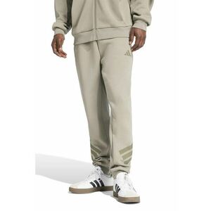 Pantaloni de trening din amestec de bumbac cu logo - Kaki imagine