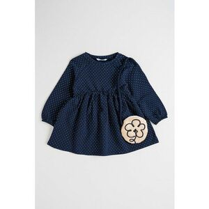 Set de rochie si geanta crossbody - Bleumarin imagine