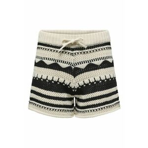 Pantaloni scurti dama 15344405 - Poliester/Bumbac - Negru - Negru imagine
