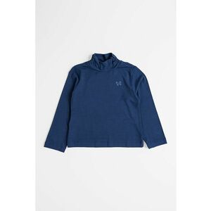 Bluza cu guler scurt - Bleumarin imagine