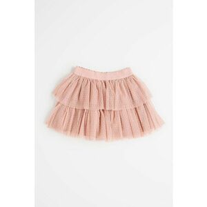 Fusta stratificata cu talie elastica - Bej imagine