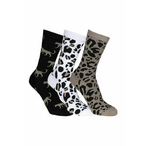 Set de sosete lungi Cinco - 3 perechi - Negru/Maro nisip imagine
