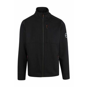 Bluza de trening cu fermoar pentru trekking Travis DLX - Negru imagine