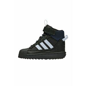 Pantofi sport high-top cu velcro Superstar Winter Trek - Negru imagine