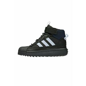 Pantofi sport high-top cu velcro Superstar Winter Trek - Negru imagine