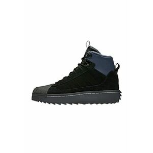 Pantofi sport high-top wedge Superstar Winter Trek - Negru/Albastru indigo imagine