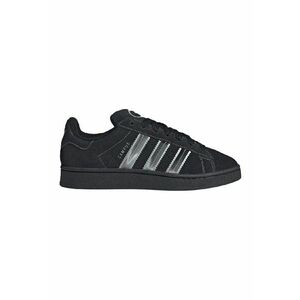 Pantofi sport din piele intoarsa cu logo Campus - Negru/Argintiu imagine