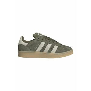Pantofi sport low-cut din piele intoarsa Campus - Alb fildes/Kaki imagine