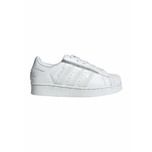 Pantofi sport din piele ecologica cu lumini LED Superstar - Alb murdar imagine