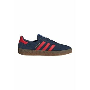 Pantofi sport din piele intoarsa Montreal - Albastru ultramarin/Portocaliu mandarina imagine