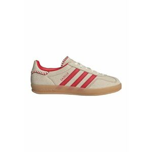 Pantofi sport din piele intoarsa cu logo Gazelle - Rosu/Bej deschis imagine