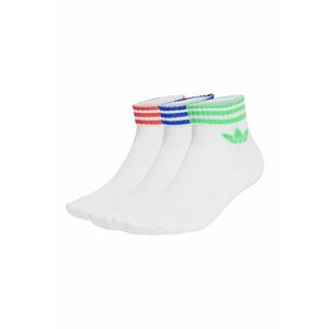 Set de sosete scurte unisex - 3 perechi - Alb imagine