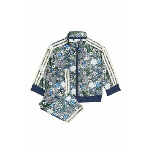 Trening cu model floral si fermoar Firebird - Alb/Verde/Albastru indigo imagine