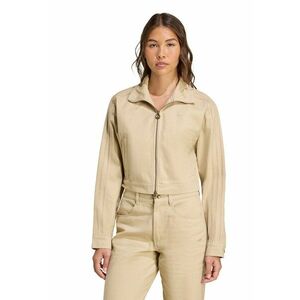 Jacheta crop de bumbac - Bej deschis imagine