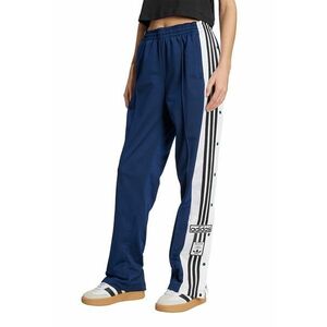 Pantaloni de trening cu capse laterale Adibreak - Alb/Bleumarin imagine