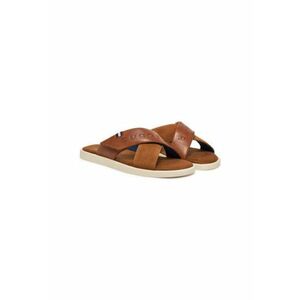 Slapi barbati 321-ART80-4114 - Piele naturala - Negru - Negru imagine