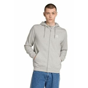 Hanorac regular fit cu fermoar - Gri deschis imagine
