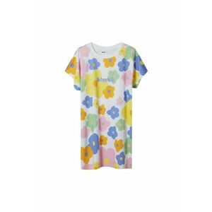 Camasa de noapte Flovers galben deschis - Floral imagine