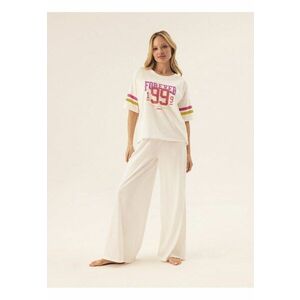 Pijama dama Forever Bej deschis - Text imagine