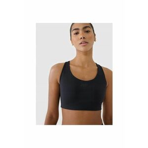 Bustiera sport - suport mediu - elastan/sintetic - negru imagine