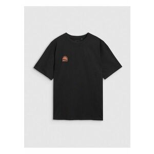 Tricou Barbati Oversize 100% Bumbac ""Cooltide"" Negru Intens - Confortabil si Durabil - Sportstyle SS25 imagine