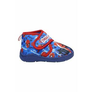 Pantofi mid-cut cu velcro Spiderman - Albastru royal/Rosu vermillion imagine