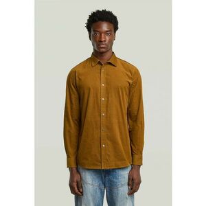 Camasa regular fit din bumbac - Caramel imagine