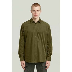 Camasa regular fit din bumbac - Verde masliniu imagine