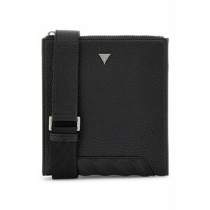 Geanta crossbody cu detaliu cu logo discret - Negru imagine