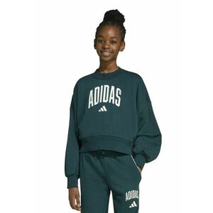 Bluza de trening din amestec de bumbac cu logo - Verde englez imagine