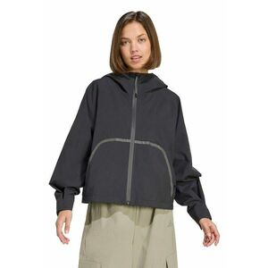 Jacheta supradimensionata cu maneci raglan - Negru imagine