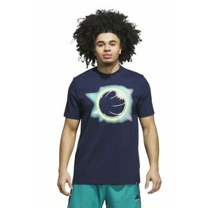 Tricou regular fit cu imprimeu grafic - Bleumarin imagine