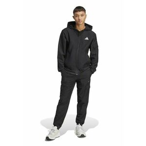 Trening cu gluga - buzunare si logo - Negru imagine