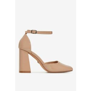 Pantofi Sintetic - Bej - Bej imagine