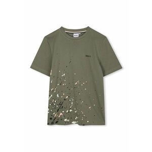 Tricou din bumbac cu imprimeu - Verde sparanghel imagine